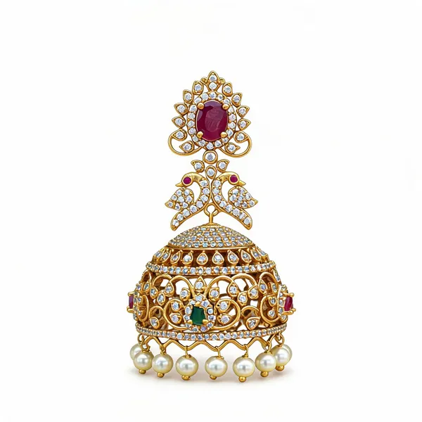 Gold_Tone_Ruby_Kundan_Jhumka_Earrings_For_Women