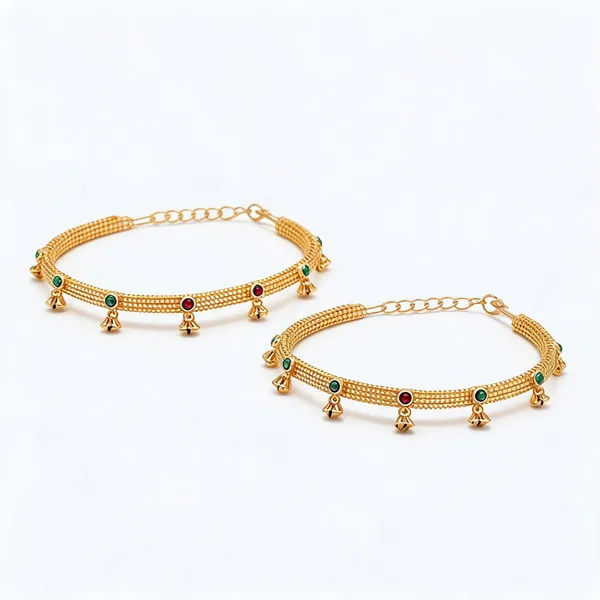 Gold-Tone_Charm_Anklets_For_Women