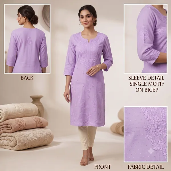 Lavender_Cotton_Ladies_Kurti_For_Women