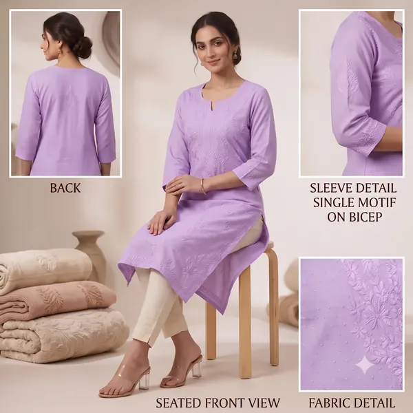 Lavender_Cotton_Ladies_Kurti_For_Women