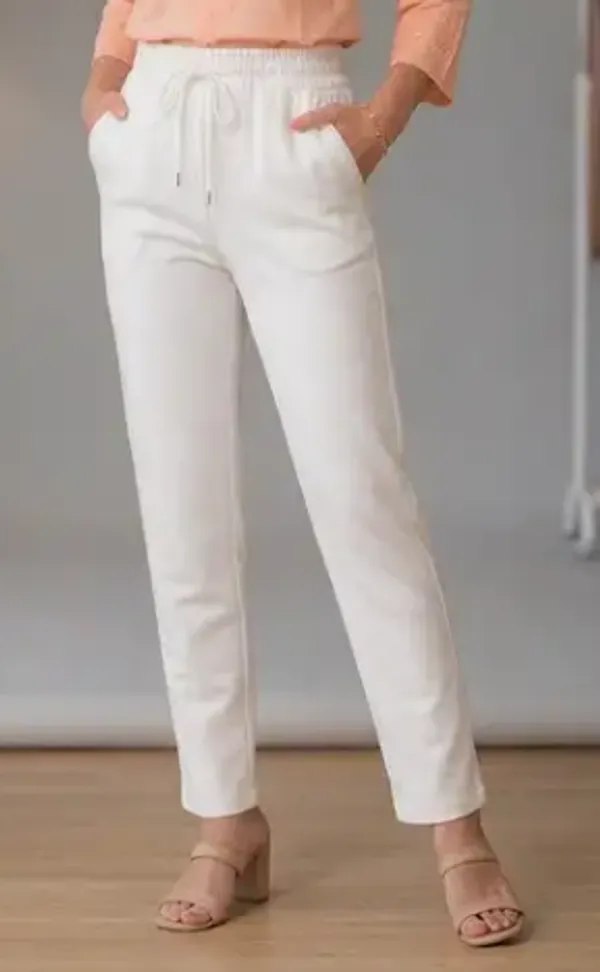 White_Cotton_Ladies_Pants_For_Women