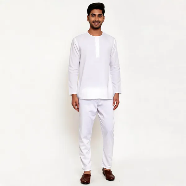 White_Cotton_Gents_Pyjama_For_Men