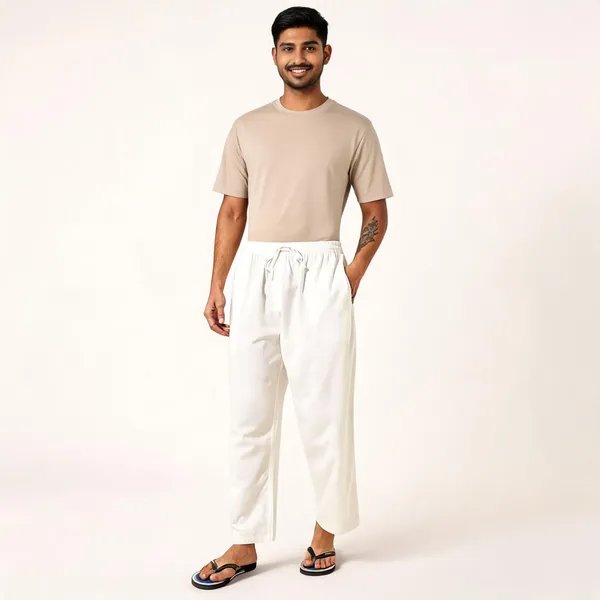 White_Cotton_Gents_Pant_For_Men