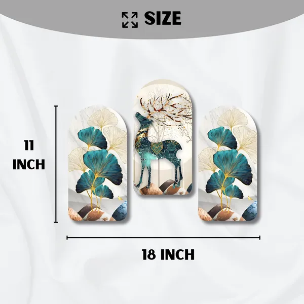MDF_Modern_Floral_Print_Wall_Decor_Set