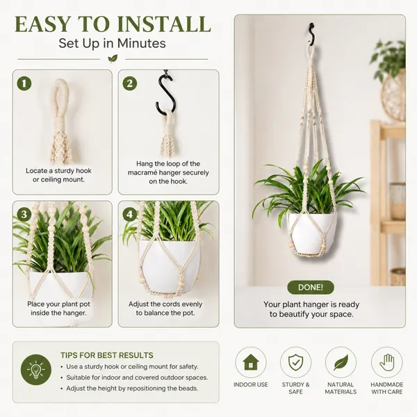 Cotton_Macramé_Hanging_Plant_Holder