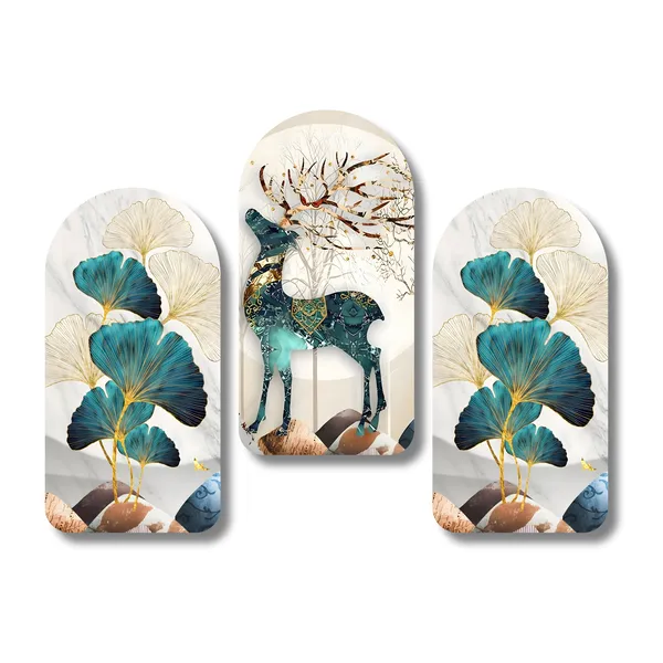 MDF_Modern_Floral_Print_Wall_Decor_Set