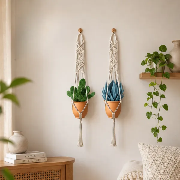 Macrame_Boho_Hanging_Planter_Set_With_Succulent_Plants