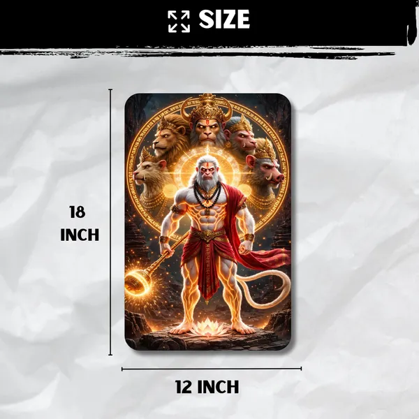 Panchmukhi_Hanuman_Religious_Wall_Art
