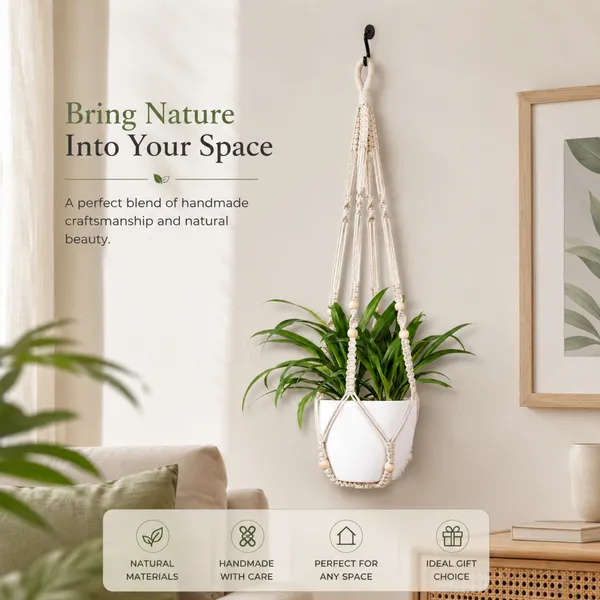 Cotton_Macramé_Hanging_Plant_Holder