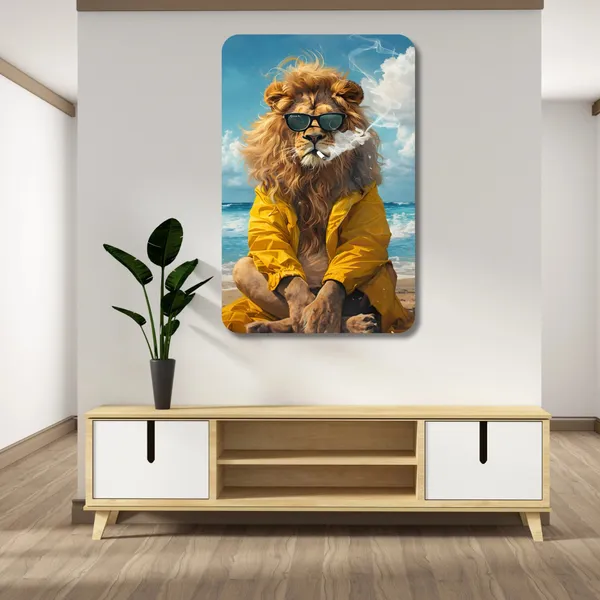 Modern_Lion_Printed_Wall_Art_Panel