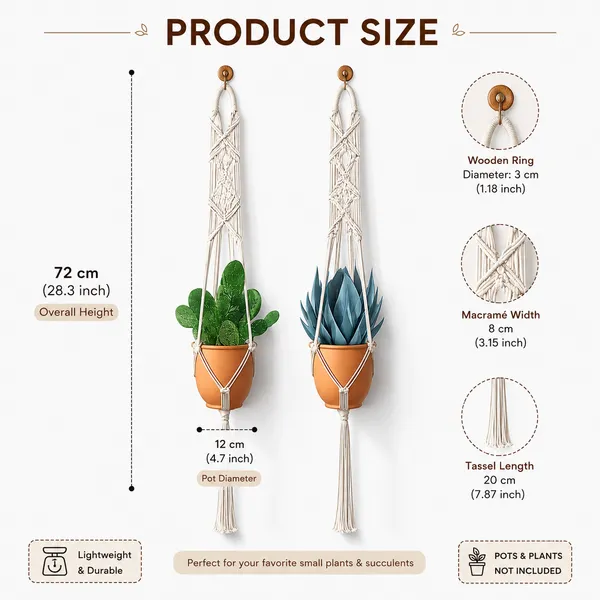 Macrame_Boho_Hanging_Planter_Set_With_Succulent_Plants