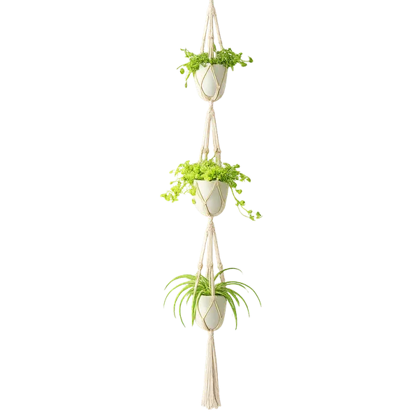 Cotton_Macrame_Three_Tier_Hanging_Plant_Holder