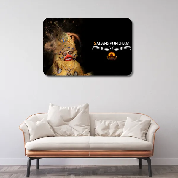Religious_Hanuman_Wall_Art_Panel