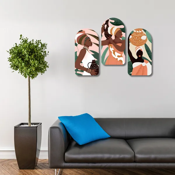 Contemporary_African_Woman_Triptych_Panel_Wall_Art