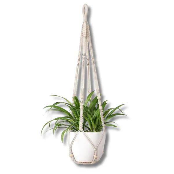 Cotton_Macramé_Hanging_Plant_Holder