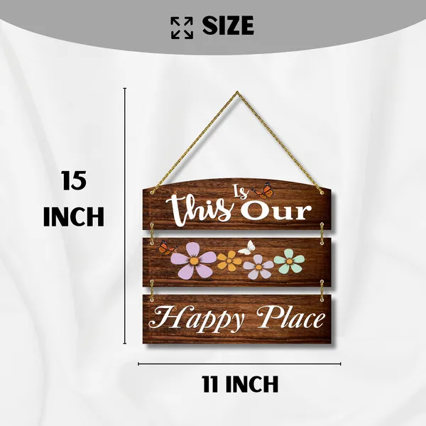 Multicolor_Wooden_Rustic_Floral_Happy_Place_Three_Panel_Wall_Plaque
