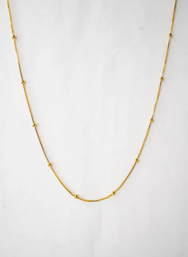 Premium_Gold_Plated__Beaded_Chain_Necklace_For_Women