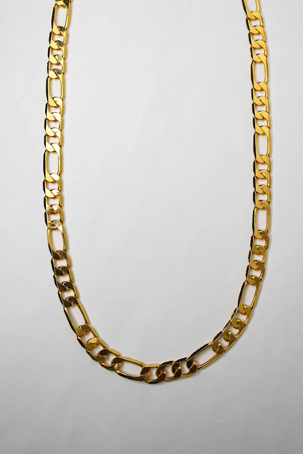 Premium_Gold_Plated__Curb_Chain_Necklace_For_Men