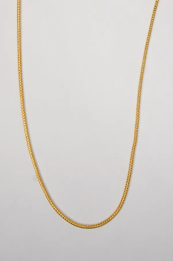 Premium_Gold_Plated__Woven_Chain_Necklace_For_Women