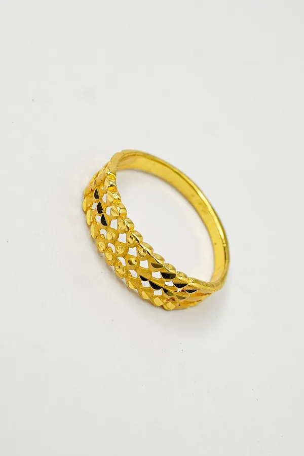Premium_Gold_Plated__Lattice_Ring_For_Women