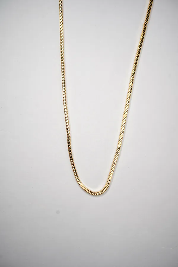 Premium_Gold_Plated__Snake_Chain_Necklace_For_Women