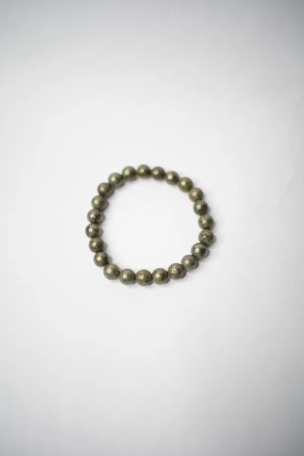 Black_Pyrite_Beaded_Bracelet_For_Women