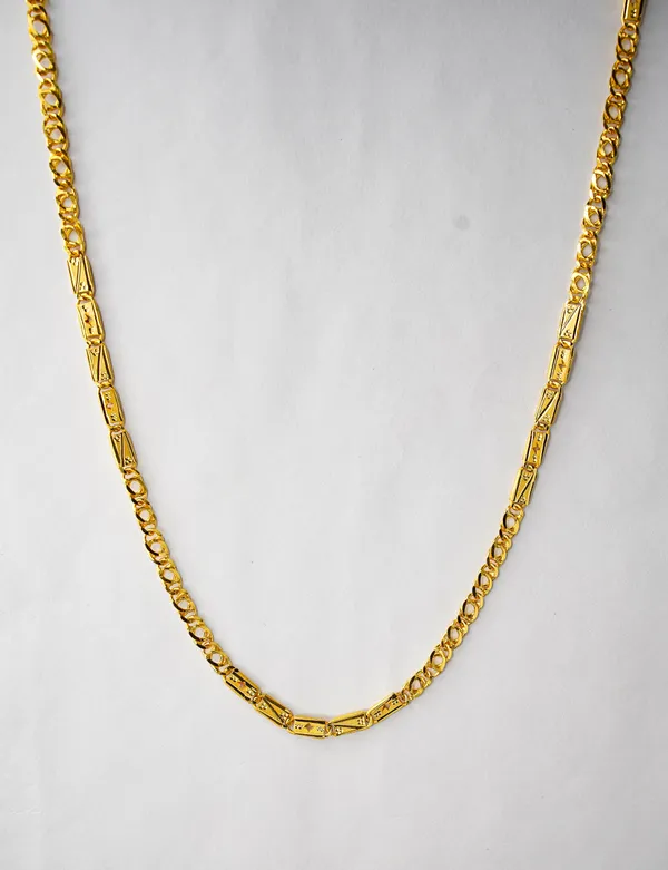Premium_Gold_Plated__Link_Chain_Necklace_For_Women