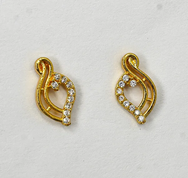 Premium_Gold_Plated__Rhinestone_Drop_Earrings_For_Women