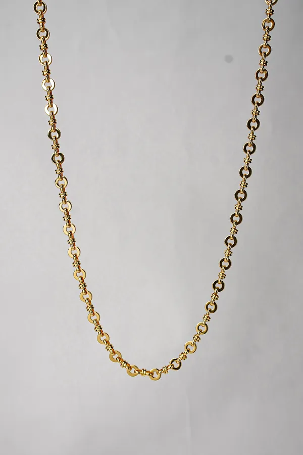 Premium_Gold_Plated__Link_Chain_Necklace_For_Unisex