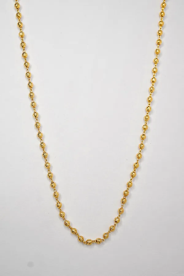 Premium_Gold_Plated__Beaded_Chain_Necklace_For_Women