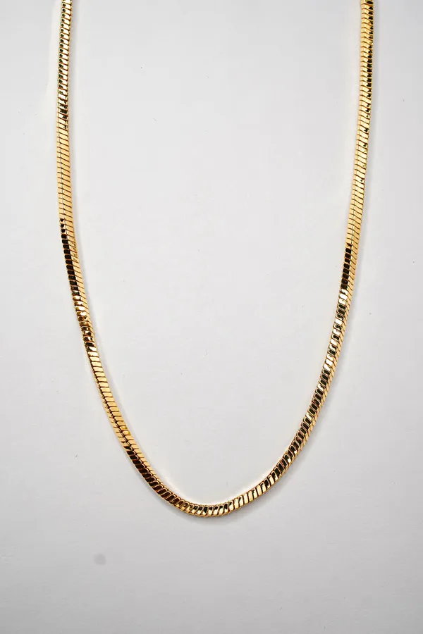 Premium_Gold_Plated__Snake_Chain_Necklace_For_Women