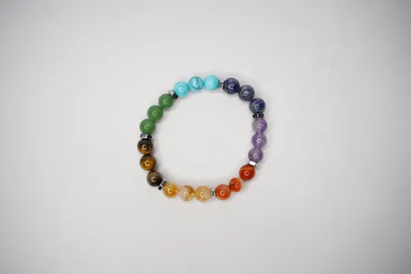 Multicolor_Natural_Stone_Beaded_Bracelet_For_Unisex