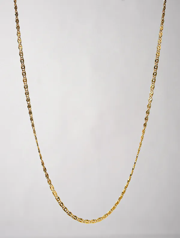 Premium_Gold_Plated__Classic_Link_Chain_Necklace_For_Women