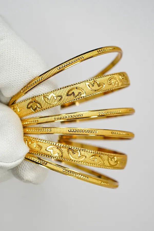 Premium_Gold_Plated__Traditional_Bangle_Set_Of_6_For_Women