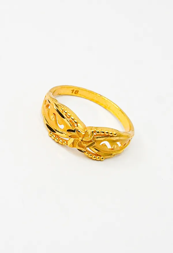 Premium_Gold_Plated__Floral_Engraved_Ring_For_Women