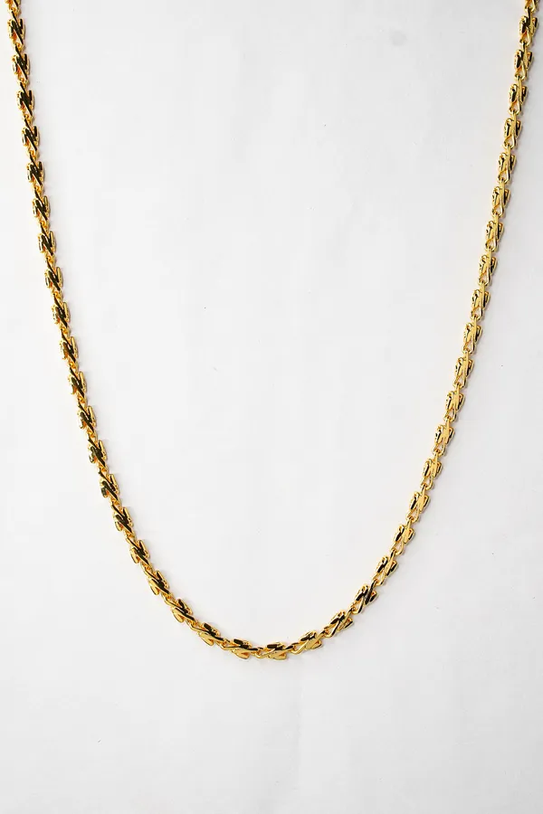 Premium_Gold_Plated__Linked_Chain_Necklace_For_Women