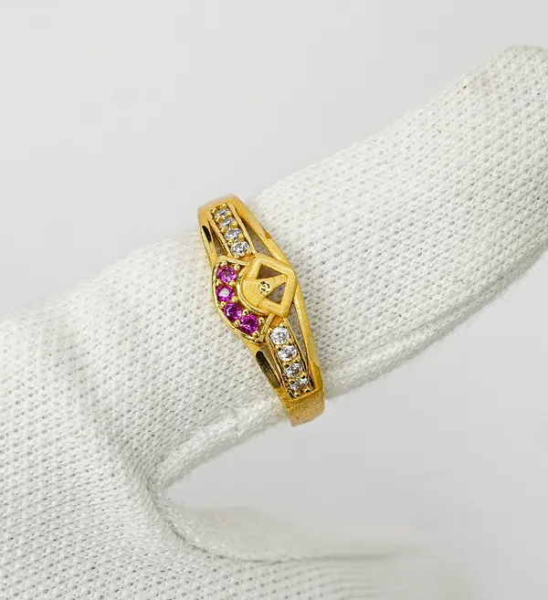 Premium_Gold_Plated__Stone_Studded_Ring_For_Women