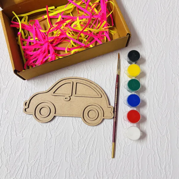 Wooden_Car_Painting_DIY_Craft_Kit