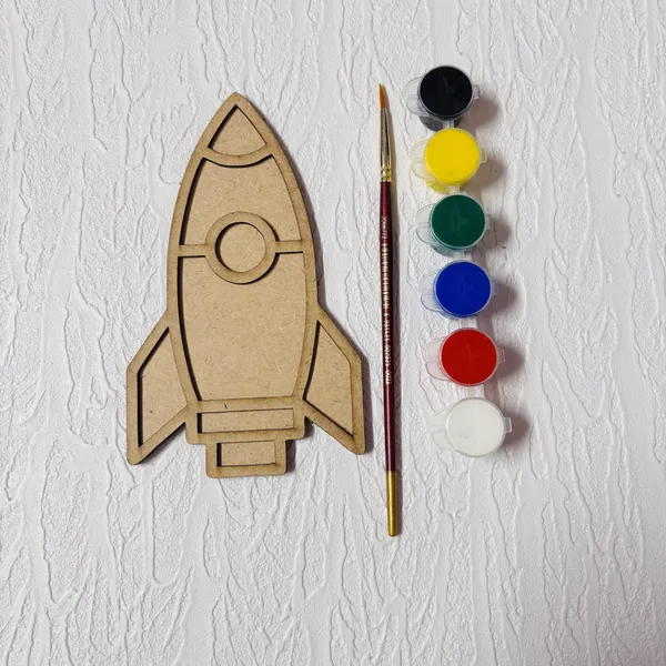 Wooden_Rocket_Painting_DIY_Craft_Kit