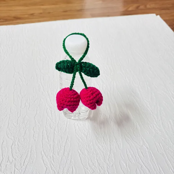 Red_Crochet_Cherry_Bag_Charm_for_Women