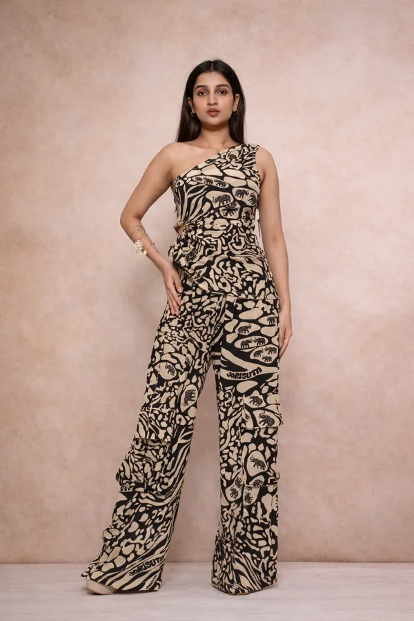 Rare_Breed_Sand_One_Shoulder_Draped_Top_Pant_Co_Ord_Set