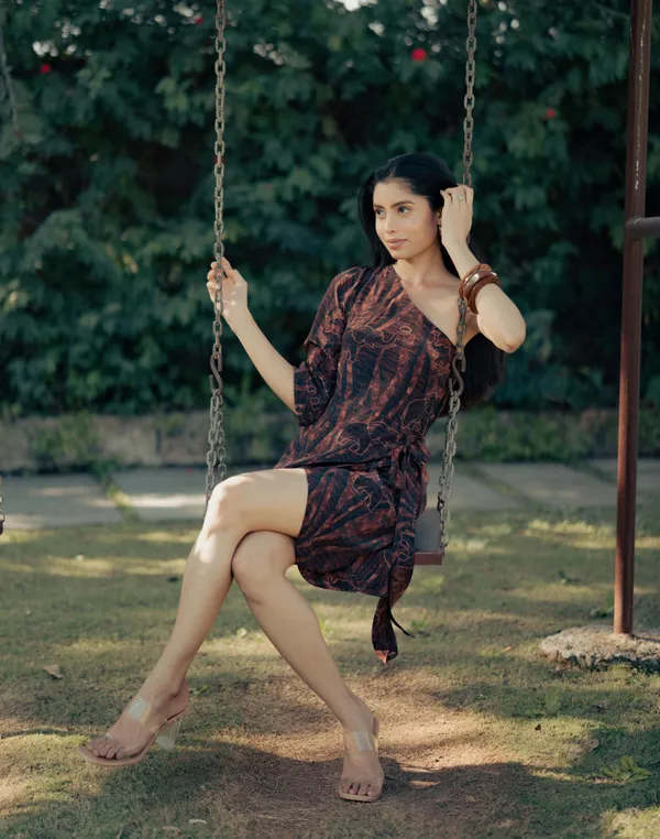 Safari_Dark_One_Shoulder_Wrap_Dress