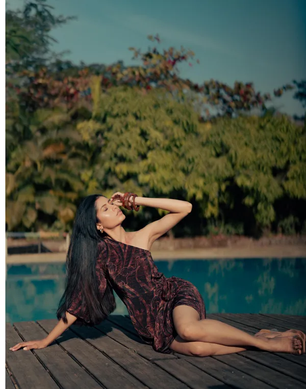 Safari_Dark_One_Shoulder_Wrap_Dress