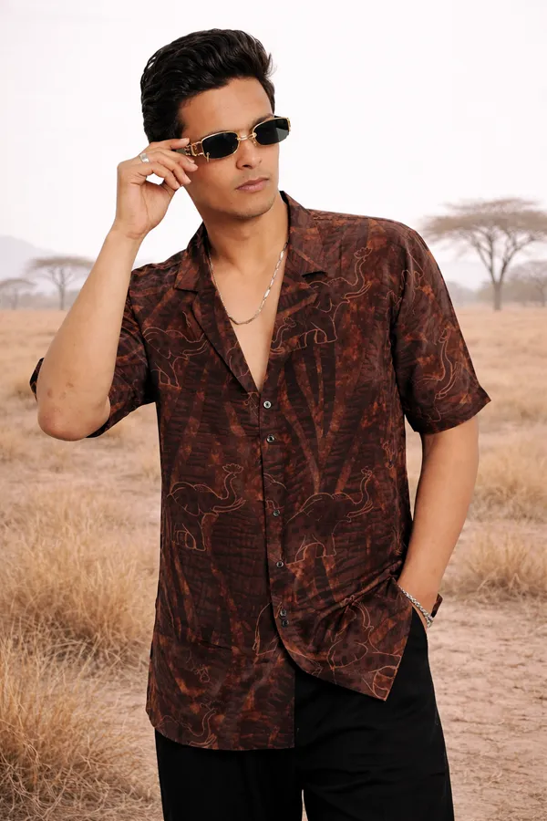 Safari_Dark_Men's_Resort_Shirt