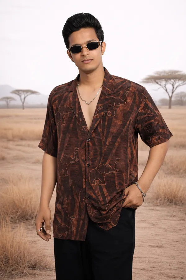 Safari_Dark_Men's_Resort_Shirt