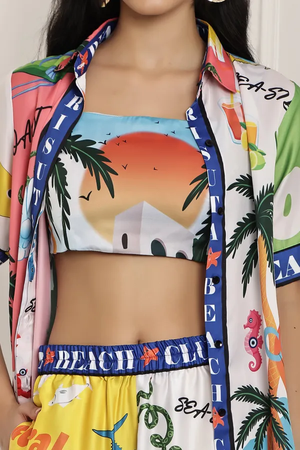 Beach_Club_Co-Ord_Set_For_Women_Top_Shirt_Pant_Vacation_Outfit