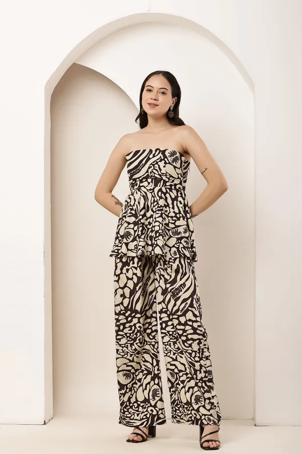 Rare_Breed_Sand_Strapless_Peplum_Top_Pant_Co-Ord_Set