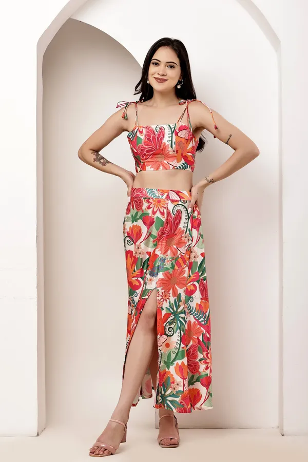 Paradise_Garden_Bow_Tie_Up_Top_Slit_Maxi_Skirt_Co-Ord_Set