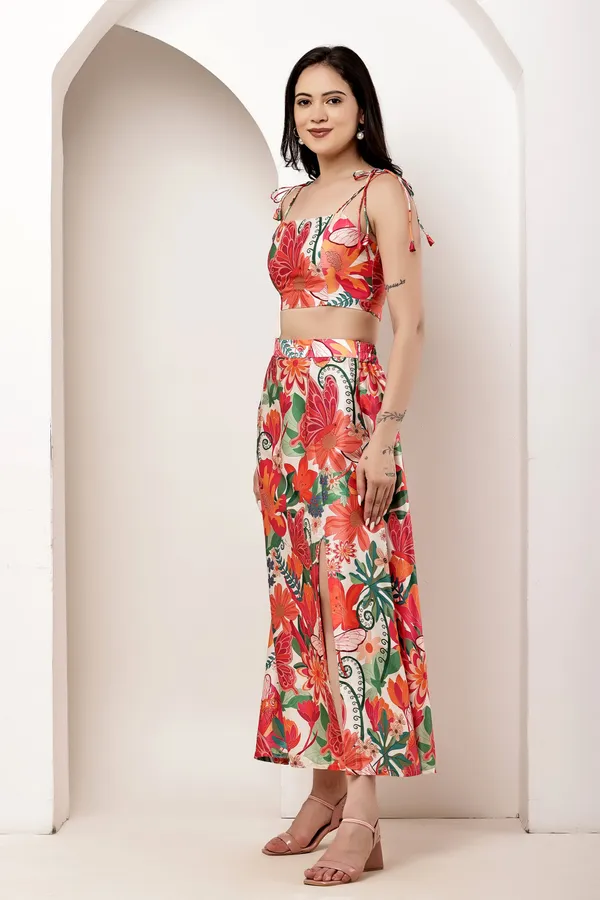 Paradise_Garden_Bow_Tie_Up_Top_Slit_Maxi_Skirt_Co-Ord_Set