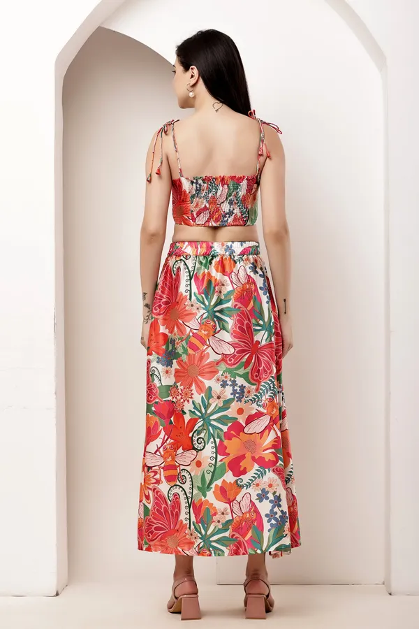 Paradise_Garden_Bow_Tie_Up_Top_Slit_Maxi_Skirt_Co-Ord_Set